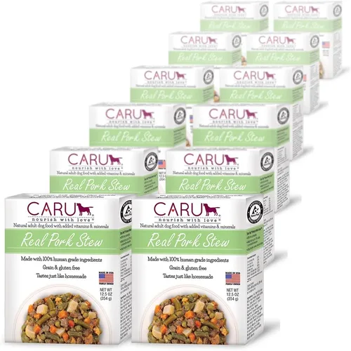 Vista 9 de Caru Classics - Estofado de carne para perros, alimento húmedo saludable para perros o alimento para perros, mezcla equilibrada de omega, cajas
