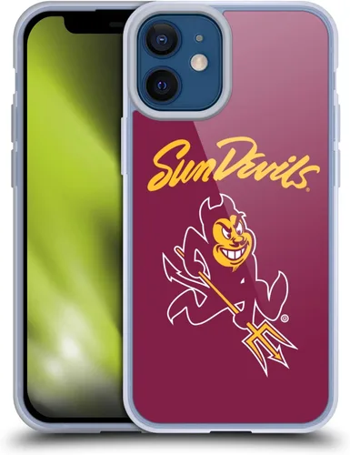 Vista 104 de Head Case Designs Funda de gel ASU Camou con licencia oficial de la Universidad Estatal de Arizona [protección de grado militar] compatible