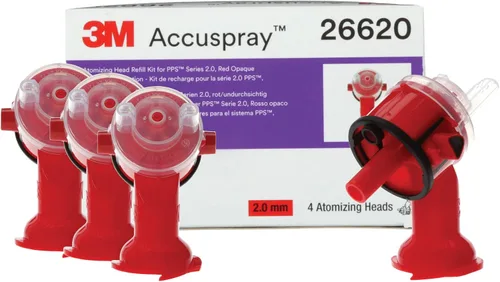 Vista 6 de 3M Accuspray - Recambios de boquilla de pistola de pintura para PPS 2.0, 26612, 0.047 pulgadas, color azul, uso con sistema de pistola