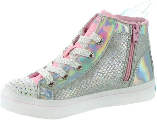 Vista 5 de Skechers Tenis Twinkle Toes TWI-Lites 2.0 con alas de unicornio para niñas