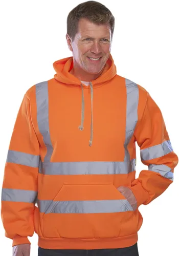 Vista 7 de wefeyuv Hi Vis - Sudaderas de visibilidad reflectante de color liso para hombre