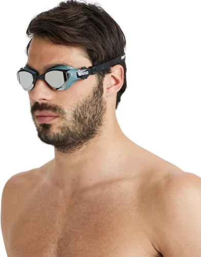 Vista 5 de ARENA Unisex Adult Cobra Tri Swimming Goggles for Triathlon and Fitness Swipe Anti-Fog Wide Vision Mirror Lens