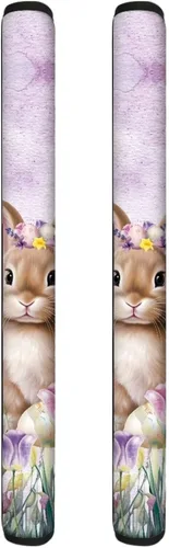 Vista 24 de 2 fundas para manijas de refrigerador, decoración otoñal, hojas de arce, fundas para manijas de puerta de nevera, lavables a máquina, microondas