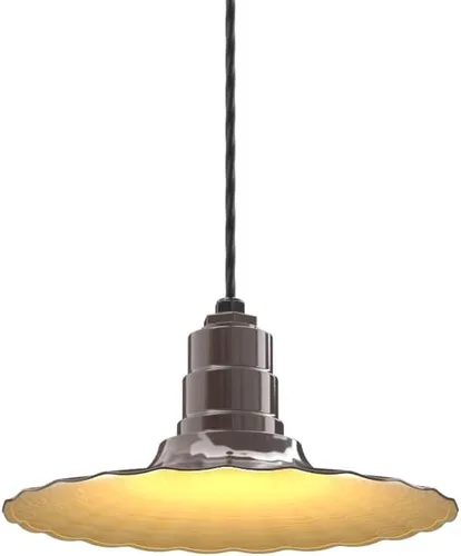 Vista 18 de Steel Lighting Co. Colgante Eagle Rock Lámpara montada en el techo Onda radial de 16 pulgadas vástago de 12 pulgadas Acero resistente