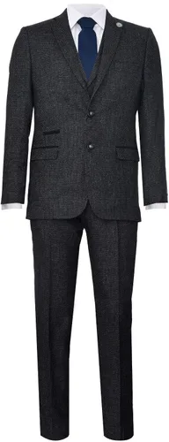 Vista 3 de Traje de tweed clásico de 3 piezas de espiga Peaky Blinders para hombre