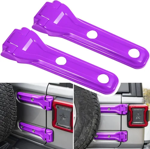 Vista 12 de Cubierta de bisagra para compuerta trasera de Jeep Wrangler JL JLU, accesorios de decoración exterior - 2018-2024, 2 puertas y 4 puertas, cubierta