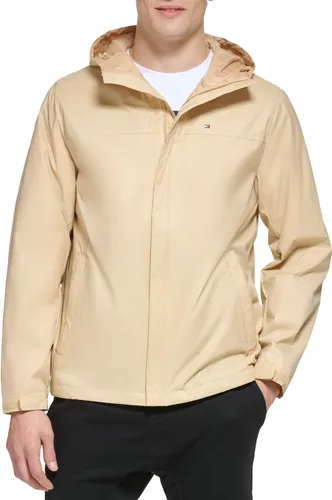 Vista 37 de Tommy Hilfiger Chaqueta impermeable con capucha, transpirable, ligera, para hombre