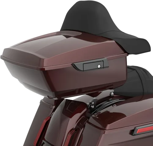 Vista 57 de Moto Onfire King Tour - Maletero con almohadilla de respaldo para Harley Touring 1997+ (Barracuda Silver)