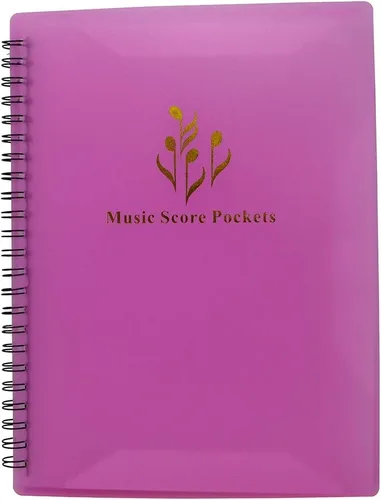 Vista 8 de Archivo de partituras de música, carpeta de almacenamiento de papel, carpeta de espectro de cambio creativo A4, tamaño carta, carpeta de partituras