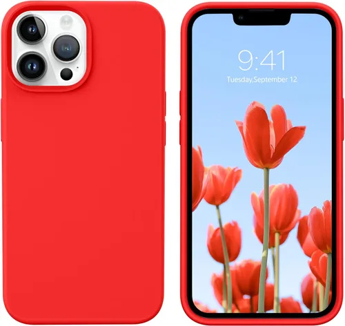 Vista 39 de GUAGUA Funda compatible con iPhone 17 Pro Max de 6.9 pulgadas, silicona líquida, goma de gel suave, delgada, forro de microfibra delgada