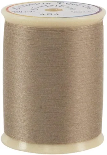 Vista 38 de Superior Threads - Tan Fine! #50#411 Negro Carrete de 550 yardas