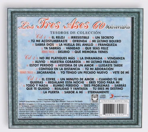 Vista 2 de Los Tres Ases 60 Aniversario, Tesoros de Colección