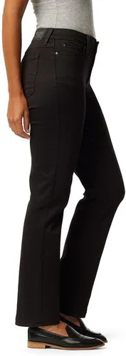 Vista 2 de Signature by Levi Strauss & Co. Gold - Jeans rectos con curvas para mujer (disponibles en tallas extragrandes)