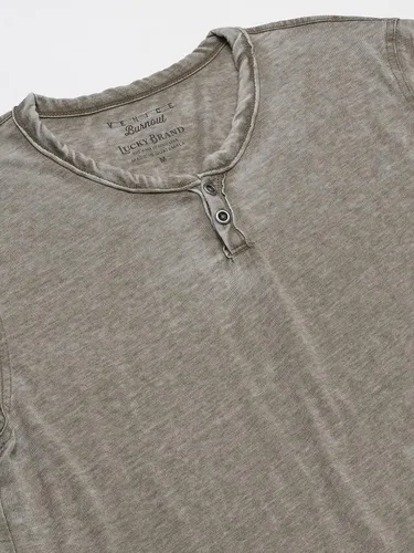 Vista 4 de Lucky Brand Venice Burnout - Camisa de cuello con dos botones, para hombre