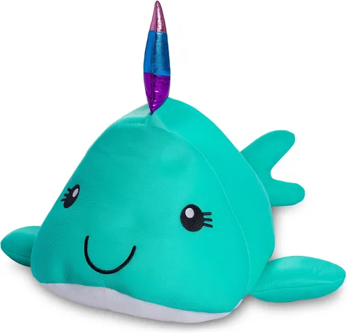 Vista 8 de Posh Creations Narwhal - Fideos y flotadores de piscina con EPS para niños, diversión no inflable para saltar, descansar y montar en la piscina