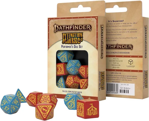 Vista 2 de Q-Workshop Pathfinder Extinction - Juego de dados para intérprete de maldición
