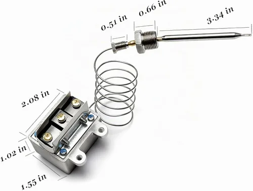 Vista 5 de Termostato de corte de seguridad con interruptor de límite alto 1177