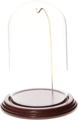Vista 8 de Plymor Cúpula de exhibición de cristal de reloj/adorno de 4 "x 7