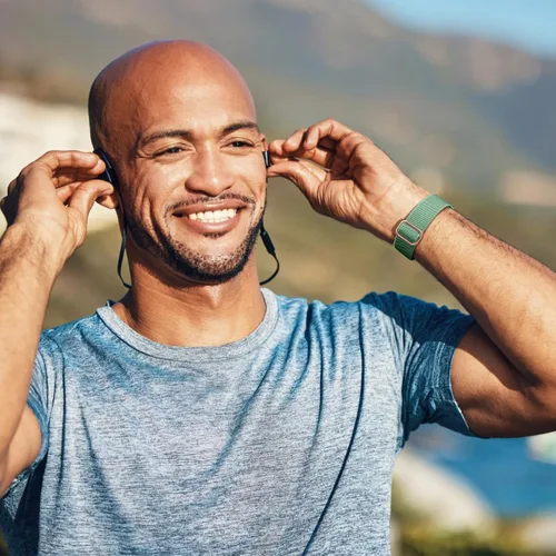 Vista 7 de Maledan Bandas Compatibles con Correas de Reloj Fitbit Versa 3/4 y Sense/Sense 2, Pulseras Deportivas de Tela Elástica Ajustable para Hombres