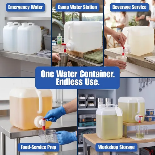 Vista 3 de ePackage Supply Premium Hedpak - Contenedor de agua de 5 galones, 1 paquete