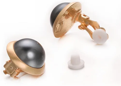 Vista 22 de Yoursfs Clip on Earrings for Women Round Faux Pearl Earrings Clipon 18K Gold Plated Non Pierced Earring Jewelry