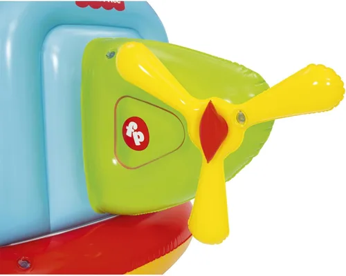 Vista 3 de Fisher-Price Hoyo inflable de la bola del helicóptero, 61" x 40" x 36