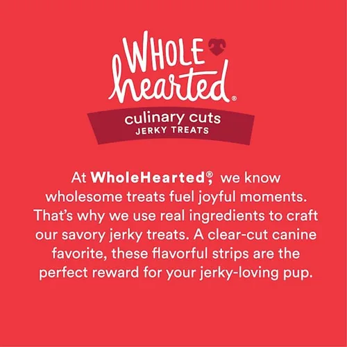 Vista 5 de WholeHearted by Petco Culinary Cuts Receta de carne seca para perros golosinas de 16 onzas