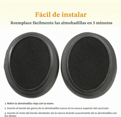 Vista 6 de Almohadillas de Gel de Enfriamiento HyperX Cloud 2 para Cloud Alpha, Almohadillas para Almohadillas de Auriculares, Piezas de Reemplazo