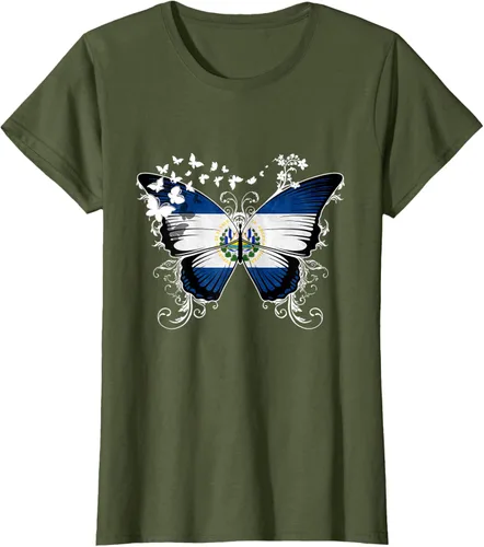 Vista 79 de Camiseta con diseño de bandera de El Salvador