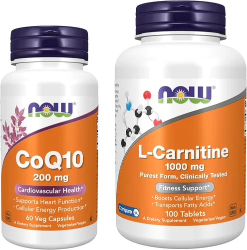 Vista 12 de NOW Suplementos, L-Carnitina 1,000 mg, Forma más pura, Aminoácido, 50 Tabletas