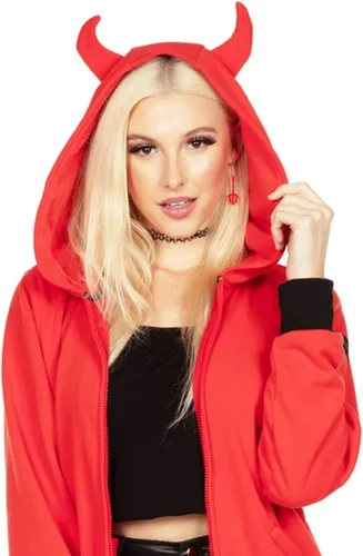 Vista 2 de Tipsy Elves Pendientes divertidos y vibrantes para disfraz de Halloween para mujer