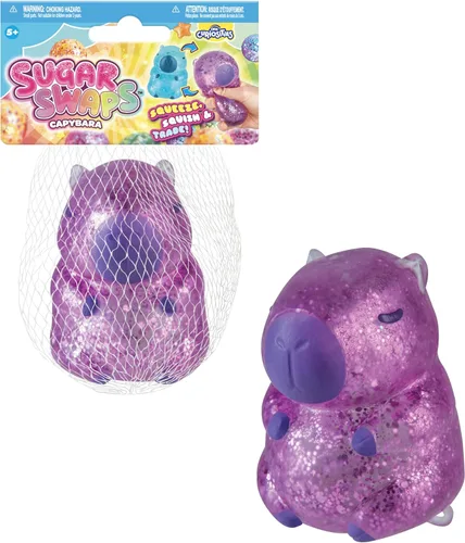 Vista 6 de ORB Curiosities Sparklee Capybara Squishy Toy Mega Paquete de 3 – Lindos, Brillantes y Suaves Squishies de Capibara para Apretar y Aplastar