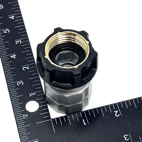 Vista 5 de Orbit Grip-Lock - Mender hembra para reparación de extremos de manguera de jardín de 5/8 pulgadas, bloqueo simple a presión, tecnología Hydroseal