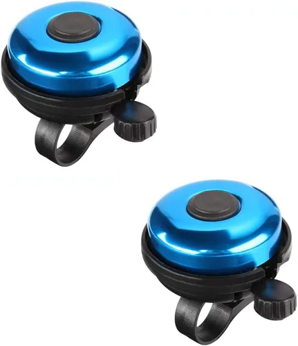 Vista 14 de Accmor Campana de Bicicleta Clásica, Campana de Bicicleta de Aluminio, Campana de Bicicleta de Sonido Fuerte Nítido y Claro para Adultos y Niños