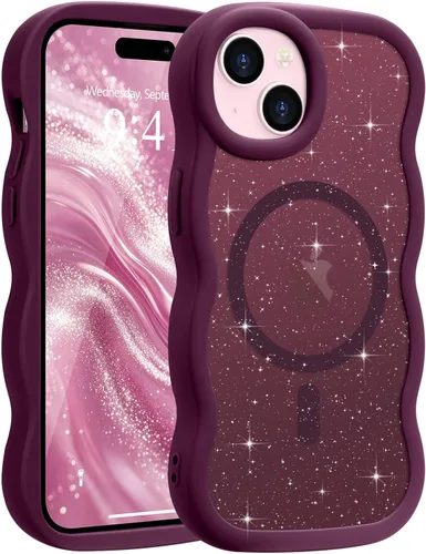 Vista 37 de Pepmune - Funda para iPhone 12 Pro Max con marco ondulado y estructura rígida, color mate claro, cubierta trasera unisex, compatible con Magsafe
