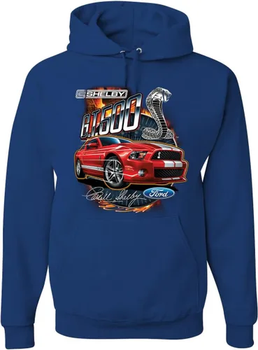 Vista 49 de Wild Bobby Shelby GT500 Cobra - Sudadera con capucha con diseño oficial de Ford Motors Cars and Trucks