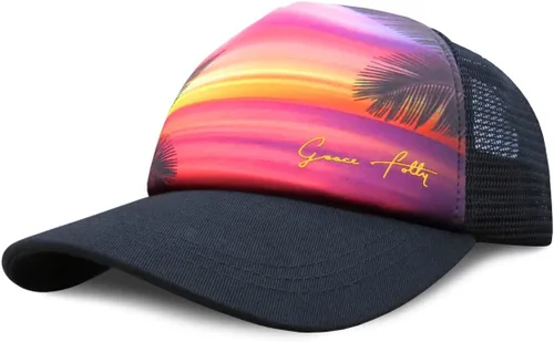 Vista 8 de Grace Folly Gorra de béisbol de malla Snapback para hombre o mujer