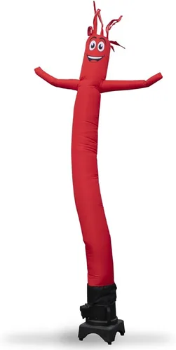 Vista 6 de Feather Flag Nation - Marioneta inflable de 8 pies de alto, con motor soplador de aire incluido con bailarín de color sólido de 6 pies