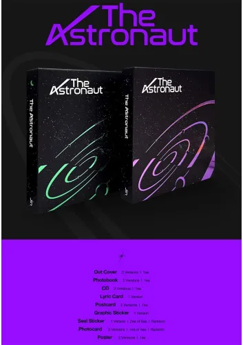 Vista 2 de DREAMUS - Jin - The Astronaut Single Album [Set (Ambas versiones)]