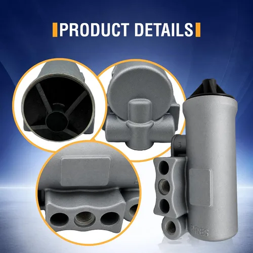 Vista 3 de Gobernador del compresor de aire TORQUE D-2 D2 (reemplaza a Bendix Haldex 275491, 275491RX) (TR275491) Sustituye a Bendix 275491, 102178, 275200
