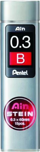 Vista 8 de Pentel Lápiz mecánico, Ain Stein, 0.012 in, 2B (C273-2B)