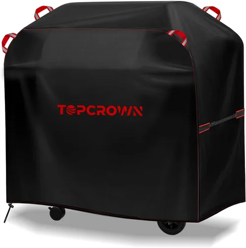 Vista 7 de TOPCROWN Funda para parrilla al aire libre, ajuste universal para parrilla de gas de barbacoa de 30 a 32 pulgadas, impermeable, anti-UV, tela Oxford