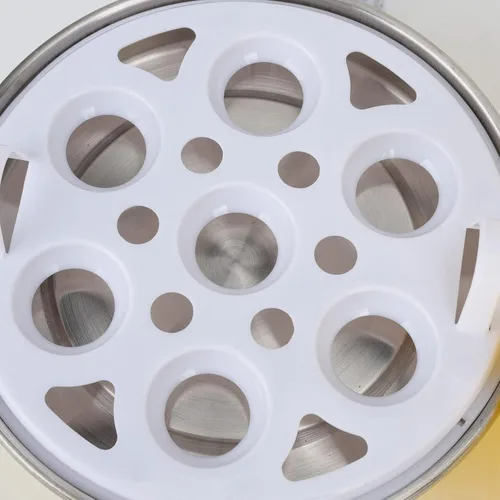 Vista 9 de Olla de huevos multifuncional, caldera de huevos rápida de apagado automático y con taza medidora para el desayuno (#2)