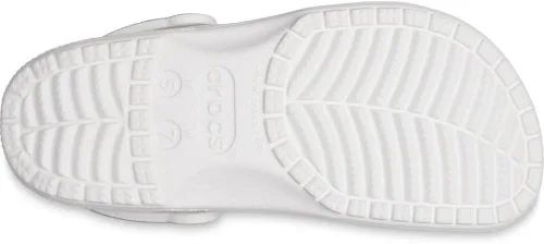 Vista 6 de Crocs Zuecos translúcidos clásicos unisex para adultos