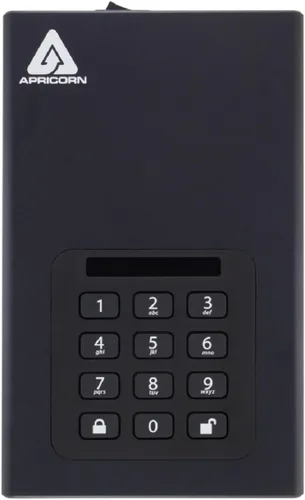 Vista 2 de Apricorn 2TB Aegis Padlock DT 256-Bit Cifrado USB 3.0 Disco duro (ADT-3PL256-2000)