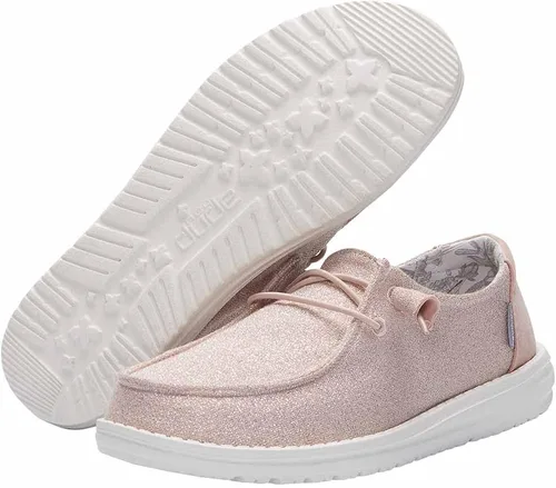 Vista 135 de Hey Dude Wendy - Zapatos de mujer, mocasines sin cordones para mujer, cómodos y ligeros