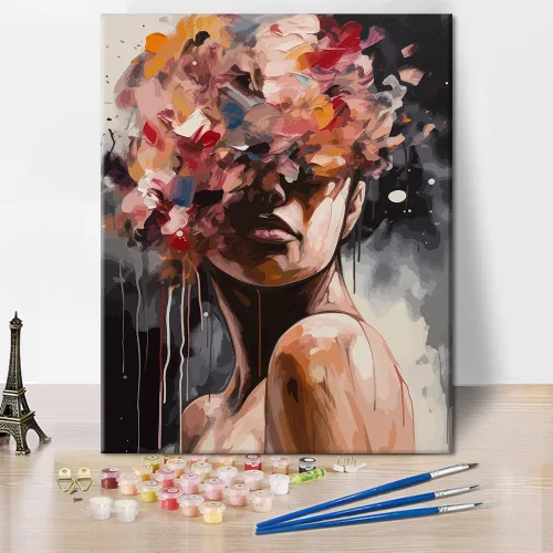 Vista 7 de TUMOVO Pintura por números para adultos, kits de pintura de playa por números, pintura al óleo de paisaje costero colorido para adultos, kit