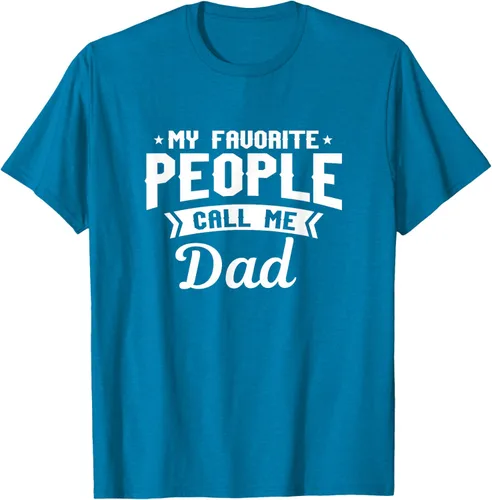 Vista 8 de My Favorite People Call Me Dad - Camiseta divertida, Negro, S