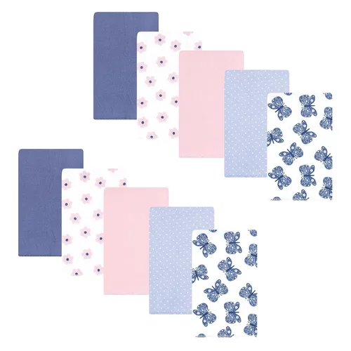 Vista 291 de Hudson Baby - Paños unisex de franela de algodón para bebé, avión, talla única
