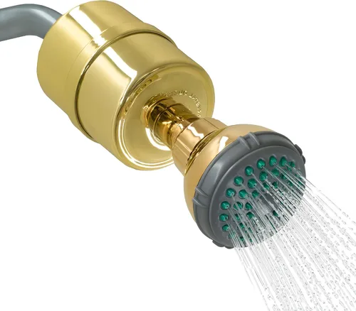 Vista 7 de Crystal Quest Filtro de ducha con cabeza, filtro de cabezal de ducha para agua dura, filtro de agua de ducha que elimina cloro, cloraminas